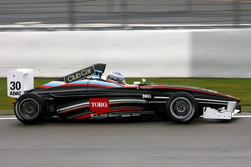 Thomas Hylkema in actie